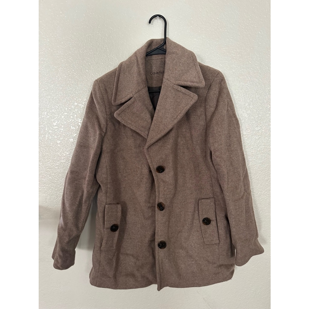 Women's Calvin Klein Brown Coat Size M